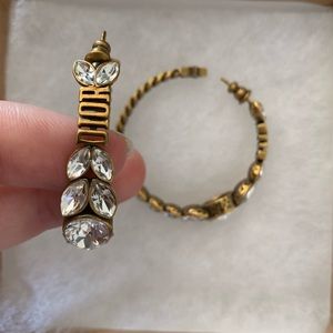 Christian Dior Hoop Earrings